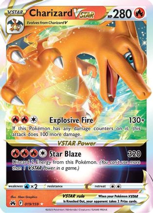 Charizard VSTAR 019/159 - Crown Zenith Holofoil