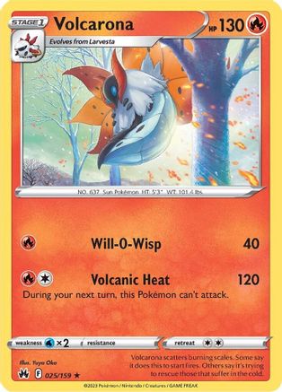 Volcarona 025/159 - Crown Zenith