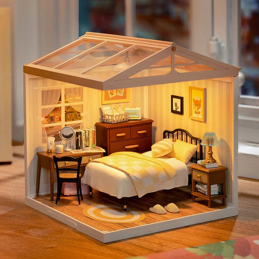 【Neu】Rolife Sweet Dream Schlafzimmer DIY Kunststoff-Miniaturhaus