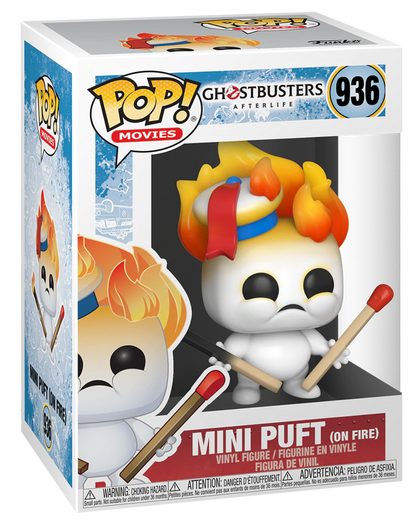 POP! Movies: 936 Ghostbusters Afterlife, Mini Puft (On Fire)