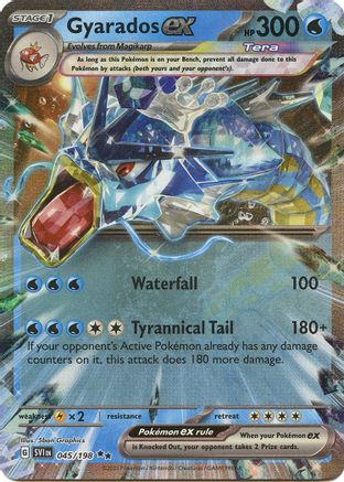 Gyarados ex 045/198 - SV01 Scarlet & Violet Base Set Holofoil