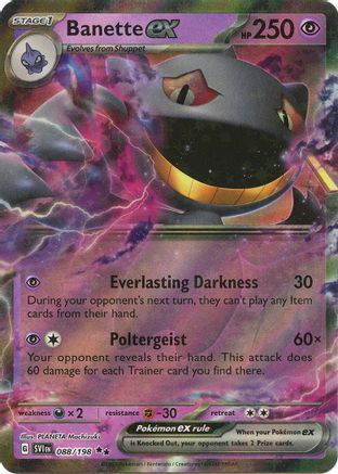Banette ex 088/198 - SV01 Scarlet & Violet Base Set Holofoil