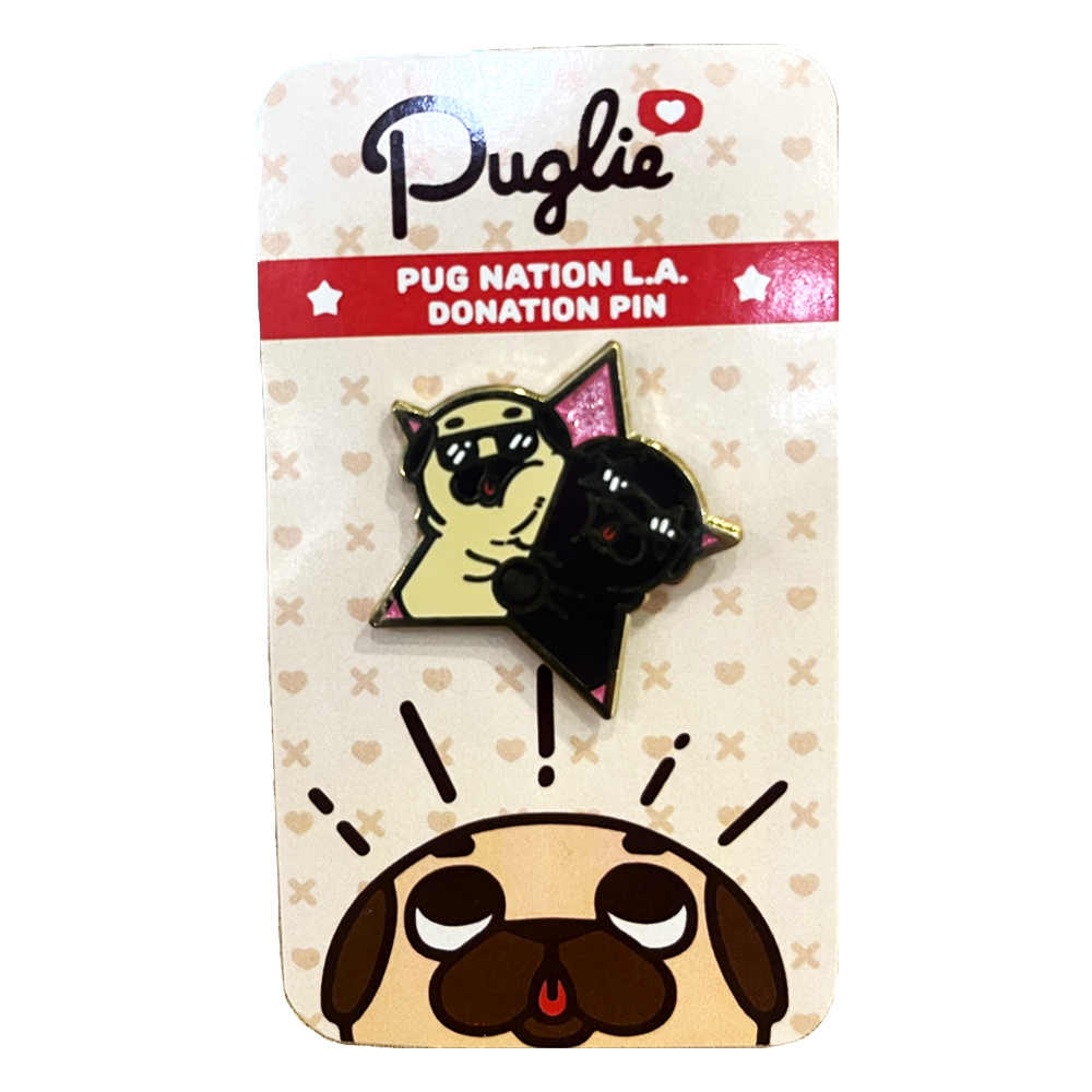 Good Smile Company: Puglie - Pug Nation L.A. Donation Enamel Pin