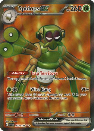 Spidops ex 223/198 - SV01 Scarlet & Violet Base Set Holofoil