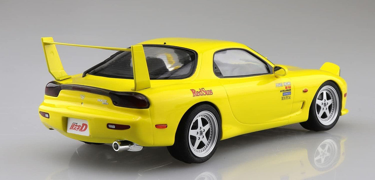 Aoshima Pre-Painted 1/24 Initial D Keisuke Takahashi FD3S RX-7 Vol.1 Design Plastic Model