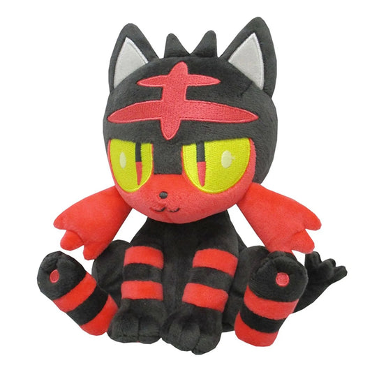 Pokemon All Star Collection Litten Plush, 7"
