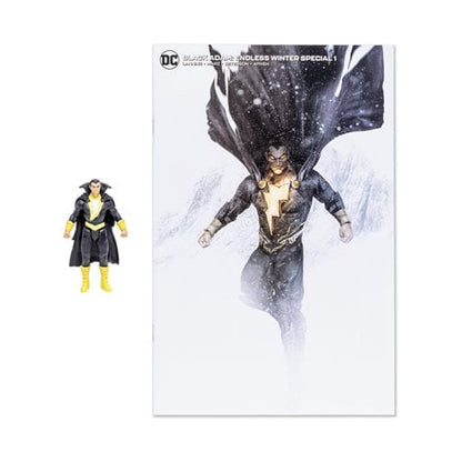 DC Direct Page Punchers (Black Adam, The Flash, Superman or Batman) 3-Inch Scale Action Figure with Comic Book