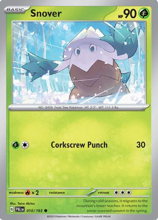 Snover 010/193 - SV02 Paldea Evolved