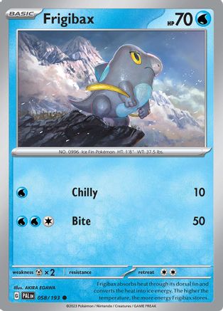 Frigibax 058/193 - SV02 Paldea Evolved