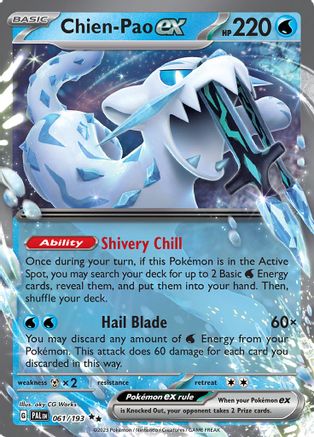 Chien-Pao ex 061/193 - SV02 Paldea Evolved Holofoil