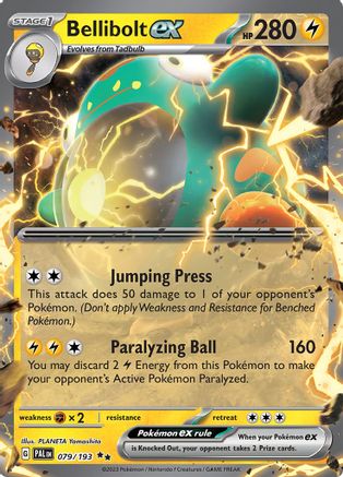 Bellibolt ex 079/193 - SV02 Paldea Evolved Holofoil