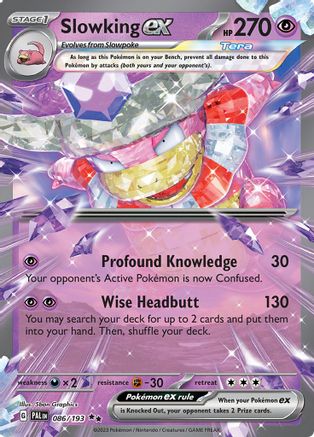 Slowking ex 086/193 - SV02 Paldea Evolved Holofoil