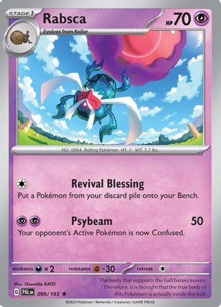 Rabsca 099/193 - SV02 Paldea Evolved Holofoil