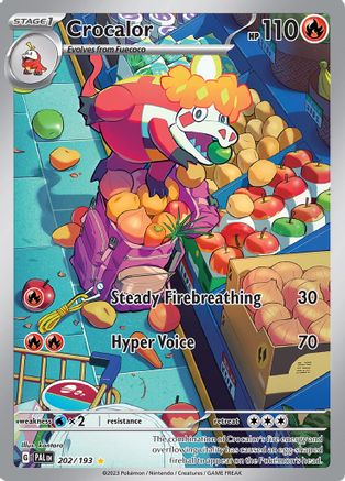 Crocalor 202/193 - SV02 Paldea Evolved Holofoil