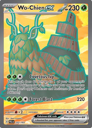 Wo-Chien ex 232/193 - SV02 Paldea Evolved Holofoil