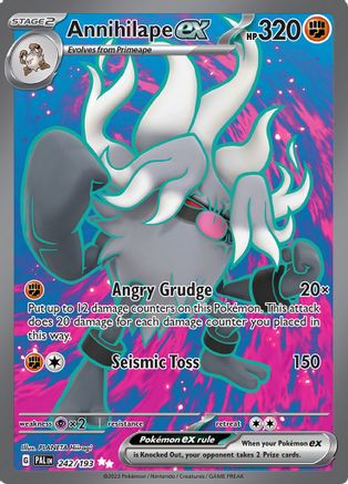 Annihilape ex 242/193 - SV02 Paldea Evolved Holofoil