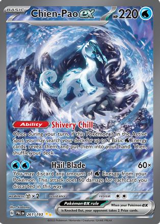 Chien-Pao ex 261/193 - SV02 Paldea Evolved Holofoil