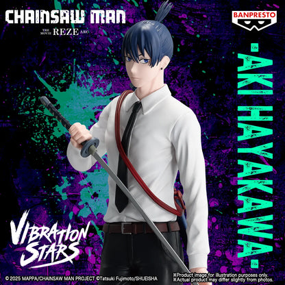 Chainsaw Man The Movie Reze Arc Aki Hayakawa Vibration Stars Figure - Official Banpresto