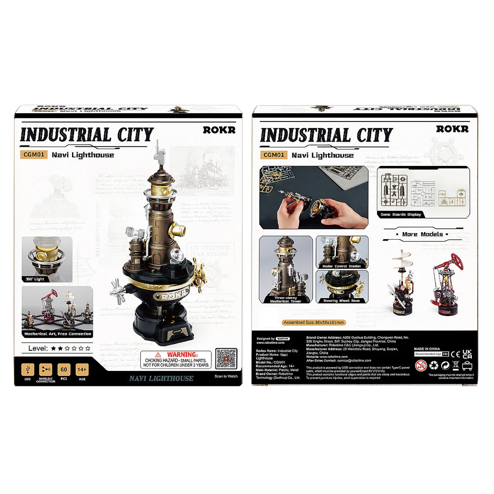 ROKR Navi Lighthouse Mechanical 3D Puzzle