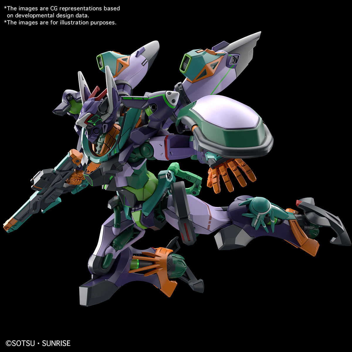 Bandai HG 1/144 gMS-K GFreD "Mobile Suit Gundam GQuuuuuuX" Model Kit