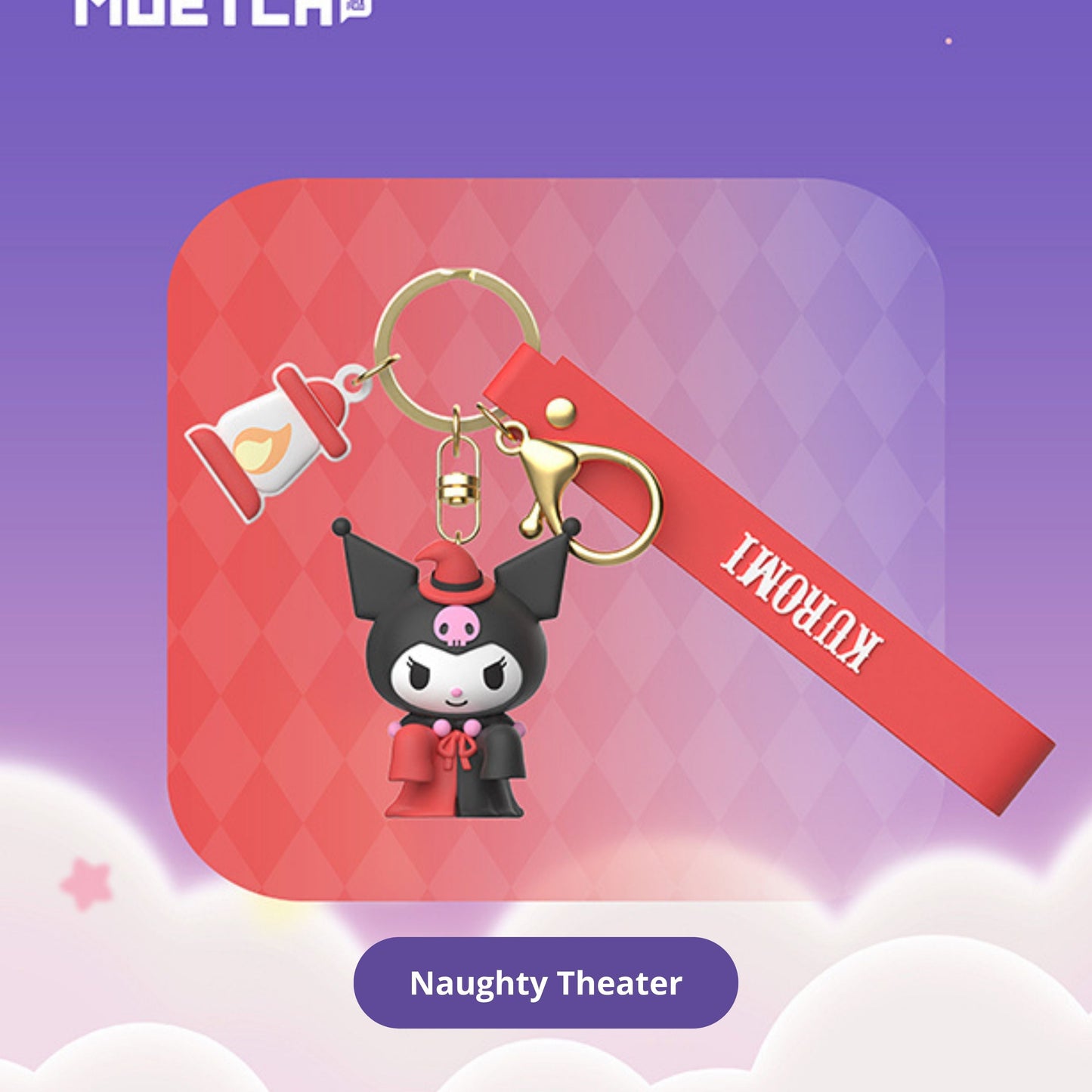 【New】Moetch x Sanrio Kuromi Naughty Family Pendant Blind Bag Random Style