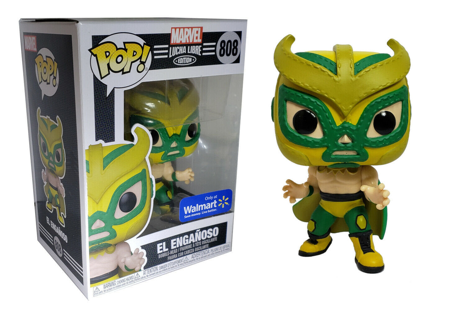 POP! Marvel: 808 Lucha Libre Edition, El Enganoso (Loki) Exclusive