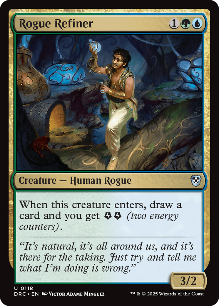 Rogue Refiner (DRC-118) - Commander: Aetherdrift