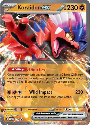 Koraidon ex 029 - SV Scarlet & Violet Promo Cards Holofoil