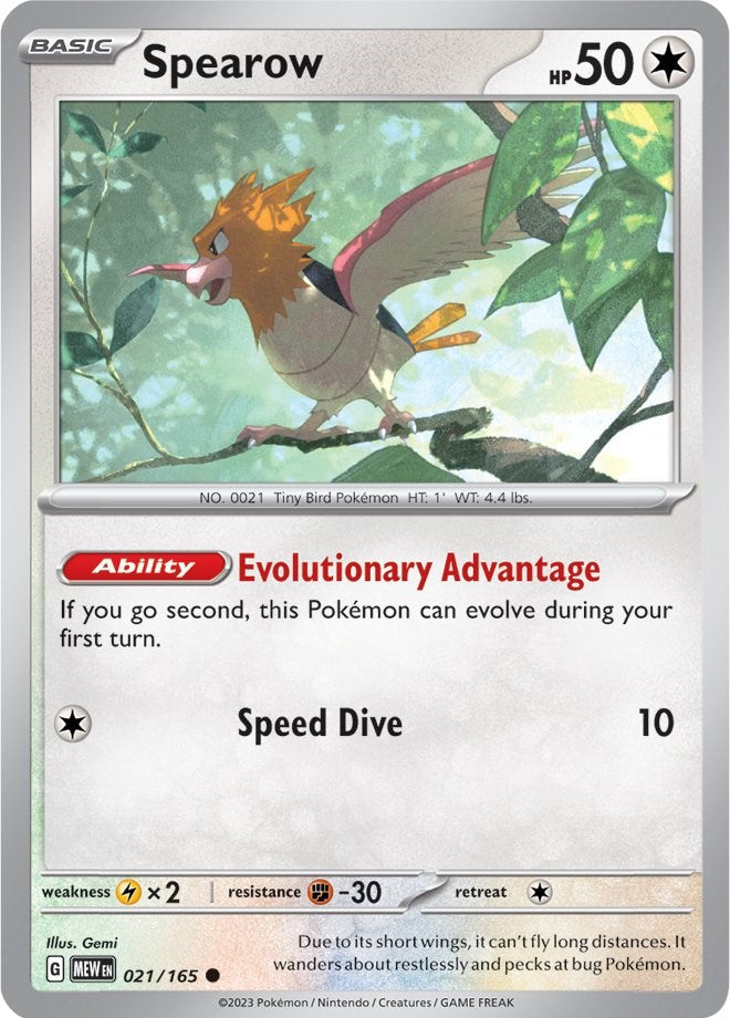 Spearow (021/165) [Scarlet & Violet: 151]