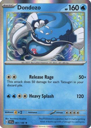 Dondozo (Line Holo) 061/198 - Miscellaneous Cards & Products Holofoil