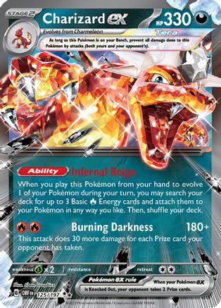 Charizard ex 125/197 - SV03 Obsidian Flames Holofoil