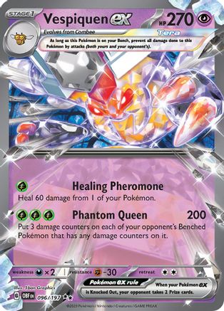 Vespiquen ex 096/197 - SV03 Obsidian Flames Holofoil