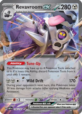 Revavroom ex 156/197 - SV03 Obsidian Flames Holofoil