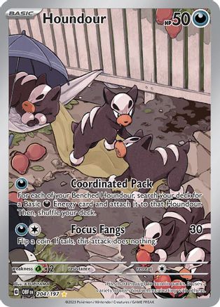 Houndour 204/197 - SV03 Obsidian Flames Holofoil
