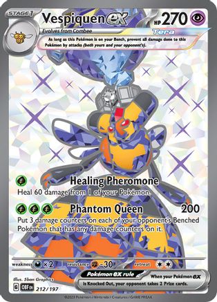 Vespiquen ex 212/197 - SV03 Obsidian Flames Holofoil