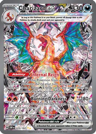 Charizard ex 223/197 - SV03 Obsidian Flames Holofoil