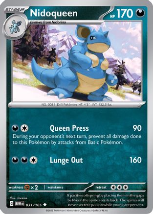 Nidoqueen 031/165 - SV Scarlet & Violet 151