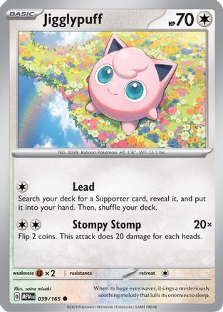 Jigglypuff 039/165 - SV Scarlet & Violet 151