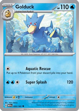 Golduck 055/165 - SV Scarlet & Violet 151