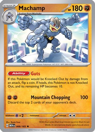 Machamp 068/165 - SV Scarlet & Violet 151 Holofoil