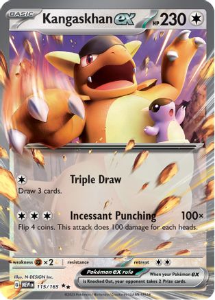 Kangaskhan ex 115/165 - SV Scarlet & Violet 151 Holofoil