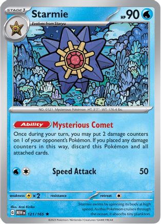 Starmie 121/165 - SV Scarlet & Violet 151 Holofoil