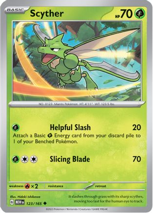 Scyther 123/165 - SV Scarlet & Violet 151