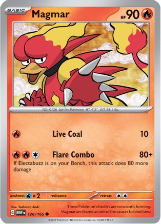 Magmar 126/165 - SV Scarlet & Violet 151