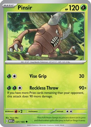 Pinsir 127/165 - SV Scarlet & Violet 151