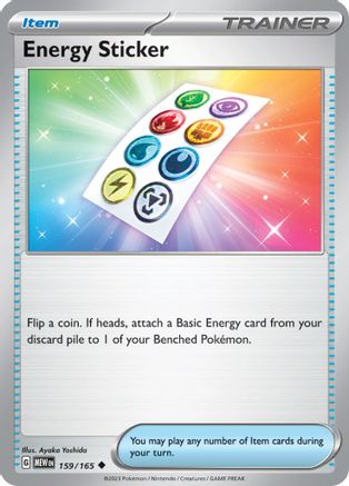 Energy Sticker 159/165 - SV Scarlet & Violet 151