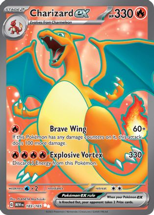 Charizard ex 183/165 - SV Scarlet & Violet 151 Holofoil
