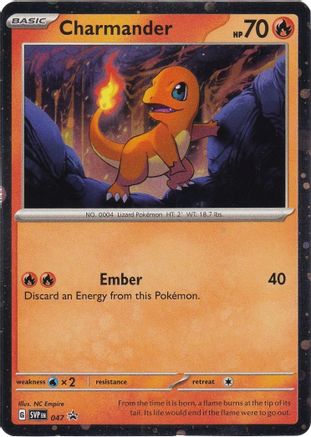 Charmander (Cosmos Holo) 047 - SV Scarlet & Violet Promo Cards Holofoil