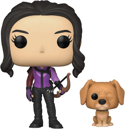 Funko Pop! & Buddy TV Marvel: Hawkeye - Kate Bishop with Lucky The Pizza Dog