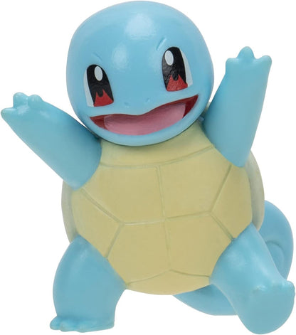 Pokémon Battle Figure 6 Pack-Features 2-Inch Pikachu, Squirtle, Charmander, Bulbasaur, Mimikyu & Toxel